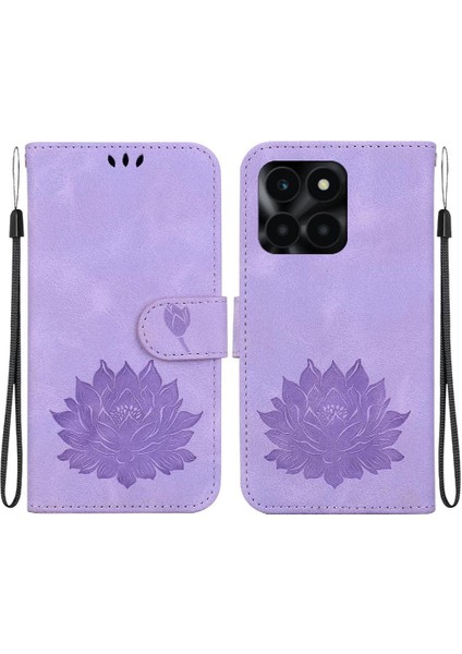 Onur X6A Kabartma Lotus Çiçek Kickstand Manyetik Kickstand Için Flip Case (Yurt Dışından)