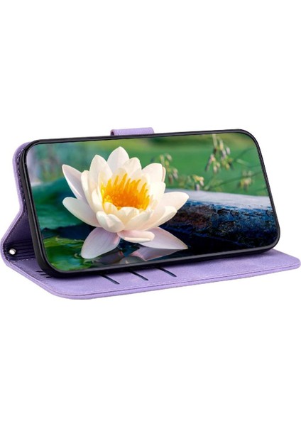 Onur X6A Kabartma Lotus Çiçek Kickstand Manyetik Kickstand Için Flip Case (Yurt Dışından)