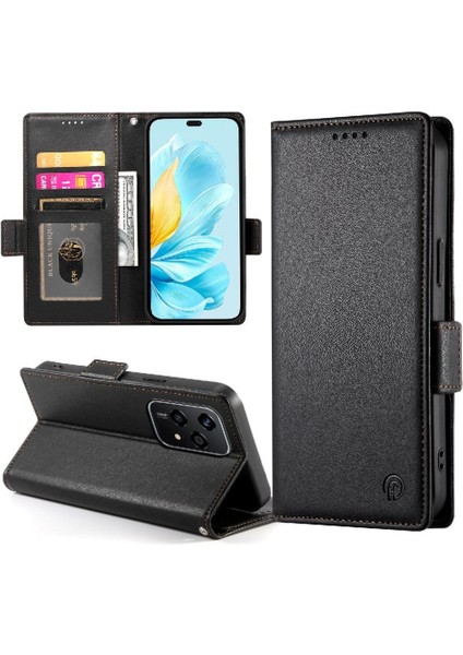 Onur Için Flip Case 200 Lite Flip Iş Günlük Kullanım Cüzdan Kart Yuvaları (Yurt Dışından)