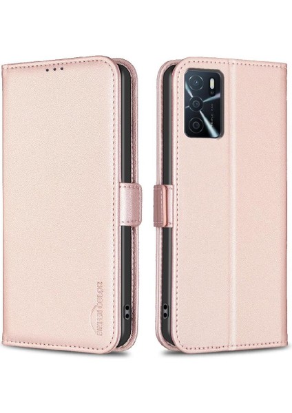 Oppo A54 4g Için Flip CASE/A54S Pu Deri Cüzdan Kickstand Darbeye Tpu (Yurt Dışından)