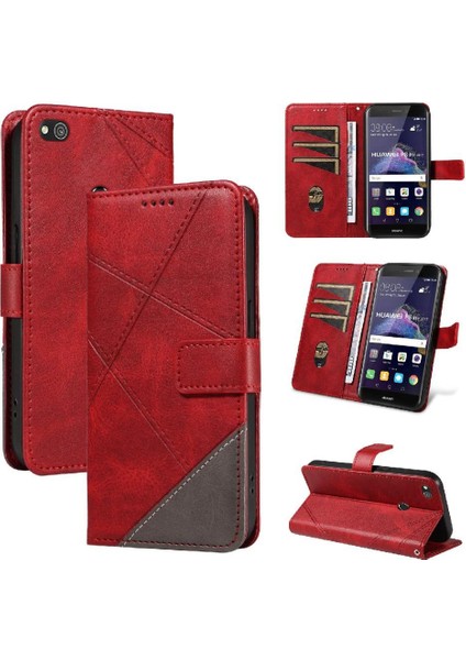 Huawei P8 Lite ve Kart Yuvası Deri Telefon Koruma Kılıfı Için Flip Case (Yurt Dışından) modelleri