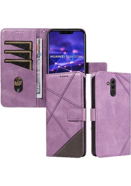 Bdt Shop Elmas Dikiş ile Huawei Mate 20 Lite ve Kart Yuvası Için Flip Case (Yurt Dışından)