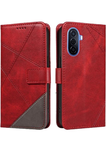 Huawei Nova Y70 Artı ve Kart Yuvası Yüksek Kaliteli Deri Çanta Için Flip Case (Yurt Dışından)