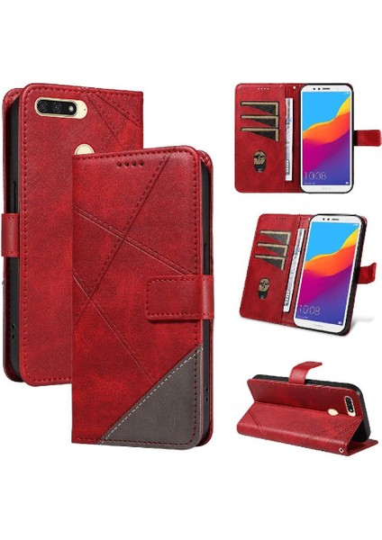 Huawei Y6 Başbakan 2018 ve Kart Yuvası Yüksek Kaliteli Deri Çanta Için Flip Case (Yurt Dışından) fiyatları