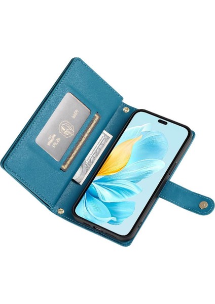 Onur 200 Lite Için Flip Case Cüzdan Bölmesi Bilek Kayışı Kickstand Kart (Yurt Dışından)