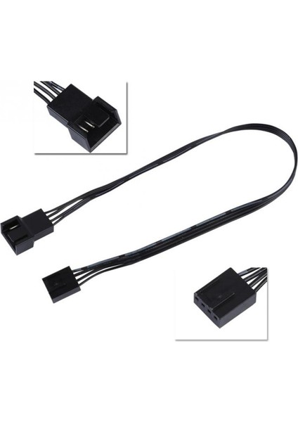 5 Adet/takım 4pın 27 cm Fan Güç Uzatma Kablosu Pwm Konektörü Kasa Fan Uzatma Güç Kablosu Bilgisayar Fanı Için (Yurt Dışından)
