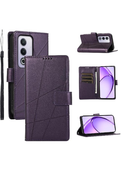 Oppo A3 Pro 5g Için Flip Case Üç Kart Yuvaları Darbeye Şok Emici (Yurt Dışından)