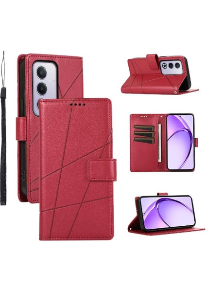 Oppo A3 Pro 5g Için Flip Case Üç Kart Yuvaları Darbeye Şok Emici (Yurt Dışından)