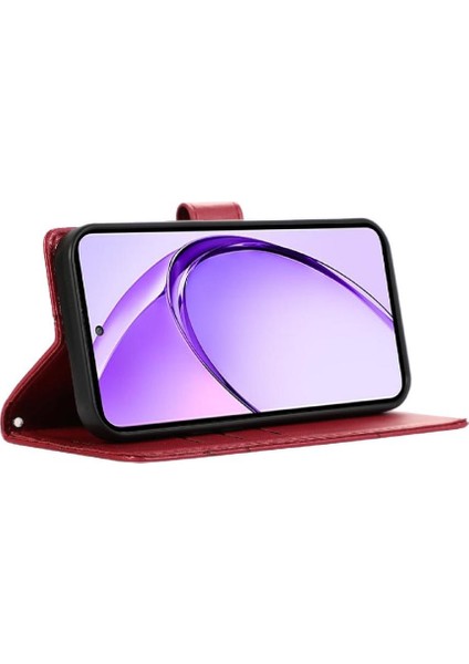 Oppo A3 Pro 5g Için Flip Case Üç Kart Yuvaları Darbeye Şok Emici (Yurt Dışından)