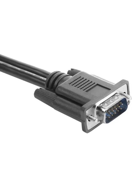 Dayanıklı VGA Splitter Kablosu 1 Bilgisayardan Çift 2 Monitör Adaptörüne Y Splitter Erkek Kadın VGA Tel Kablosu Pc Laptop Için (Yurt Dışından) fırsatları