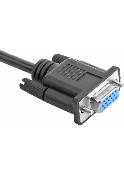 Dayanıklı VGA Splitter Kablosu 1 Bilgisayardan Çift 2 Monitör Adaptörüne Y Splitter Erkek Kadın VGA Tel Kablosu Pc Laptop Için (Yurt Dışından) indirimleri