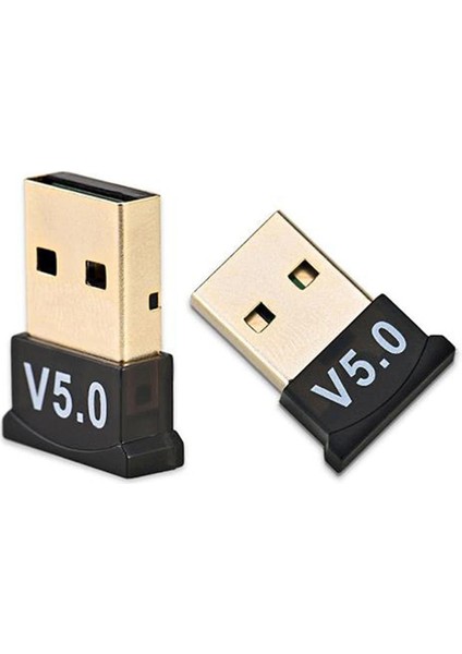 USB Bluetooth 5.0 Kablosuz Dongle Adaptör Adaptörü 5.0 Gerçek Pc Alıcı Stereo (Yurt Dışından)