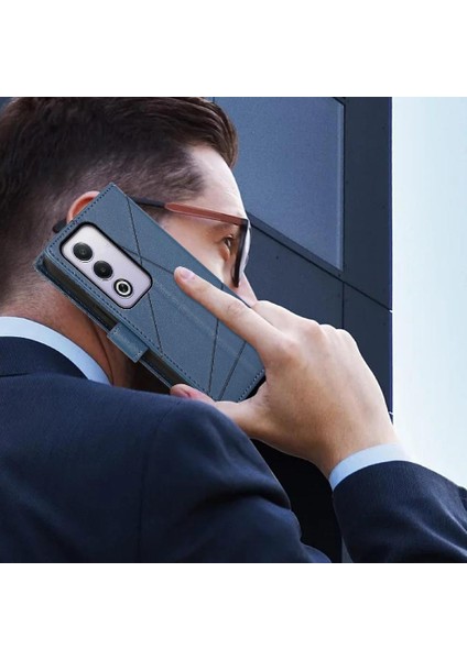 Oppo A3 Pro 5g Için Flip Case Üç Kart Yuvaları Darbeye Şok Emici (Yurt Dışından)