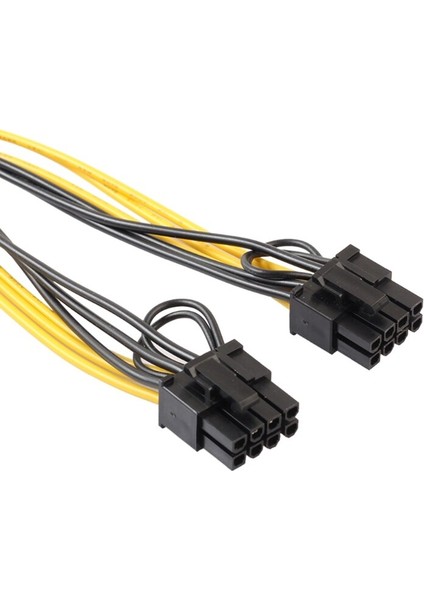 8-Pin Erkek Çift 8-Pin Dişi Grafik Kartı Konektörü Pc Güç Kablosu Ayırıcı Uzatma Kablosu Tel Grafik Kartı Cpu Için (Yurt Dışından) fiyatları