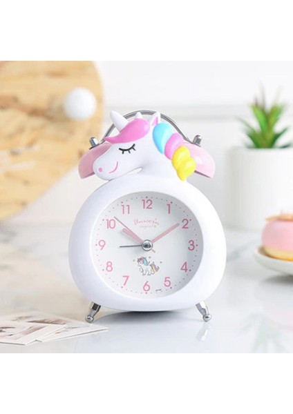 Dekoratif Masa Üstü Unicorn Çalar Saat