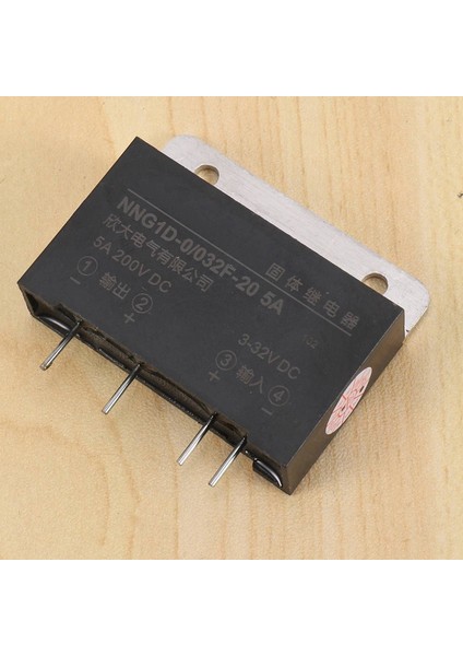 Isı Emici Girişi 3-32V Dc Çıkış 5A 200V Dc Montajlı Ssr Katı Hal Röle (Yurt Dışından) fırsatları