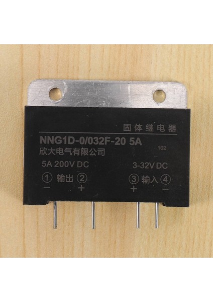 Isı Emici Girişi 3-32V Dc Çıkış 5A 200V Dc Montajlı Ssr Katı Hal Röle (Yurt Dışından) indirimleri
