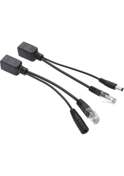 Ethernet Üzerinden Güç Pasif Poe Adaptör Enjektör + Ayırıcı Kit Poe Kablosu Siyah (Yurt Dışından) fırsatları