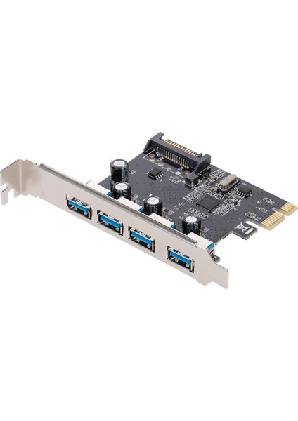 4 Port 5 Gbps USB 3.0 Pcı E Adaptörü Sata Yükseltici Kart Dönüştürücü Pc Için SSD Sabit Diskin Daha Hızlı Okunmasını Sağlayabilir (Yurt Dışından) fırsatları