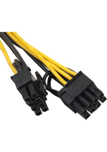 6 Pinli - Çift 8 Pinli Bilgisayar Grafik Uzatma Kablosu Güç Adaptörü Pcı-E Kablosu (Yurt Dışından) indirimleri
