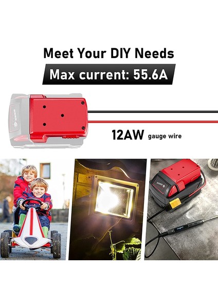 Tekerlek Adaptörü, M18 18V Için Uygun, M18, Rc Oyuncaklar ve Robotlar Için Taban Konnektör Dönüştürücü (Yurt Dışından) indirimleri