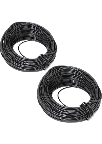 Rulo 1.5mm Siyah Bahçe Teli Sıvı Plastik Kaplamalı 18 M Bitki Bitki Ağacı Desteği Için Bükülen Kravat (Yurt Dışından) fiyatları