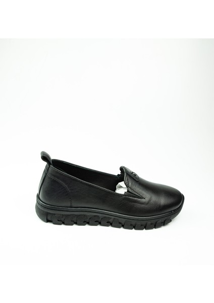 9059 Siyah Deri Kadın Günlük Ayakkabı fiyatları