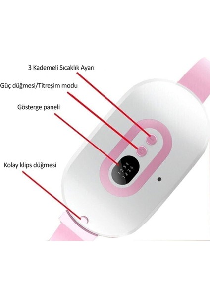 Tekno Trust Şarjlı Özel Gün Kemeri - Regl Ağrıları Için Titreşimli Isı Veren Kemer fırsatları