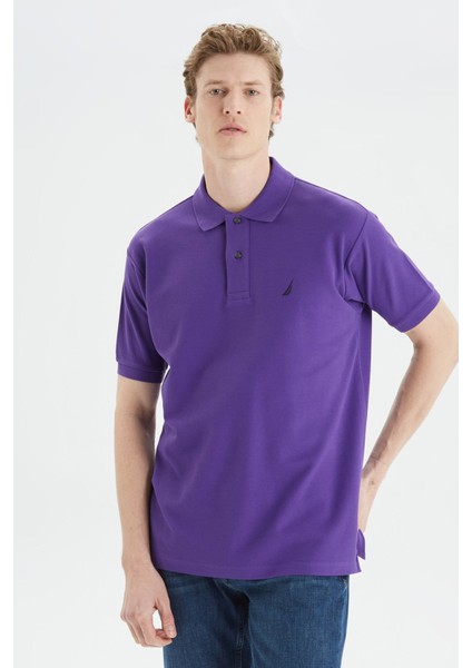 Classic Fit % 100 Pamuk Düğmeli Polo T Shirt Erkek Polo T Shirt K35000T 5mw