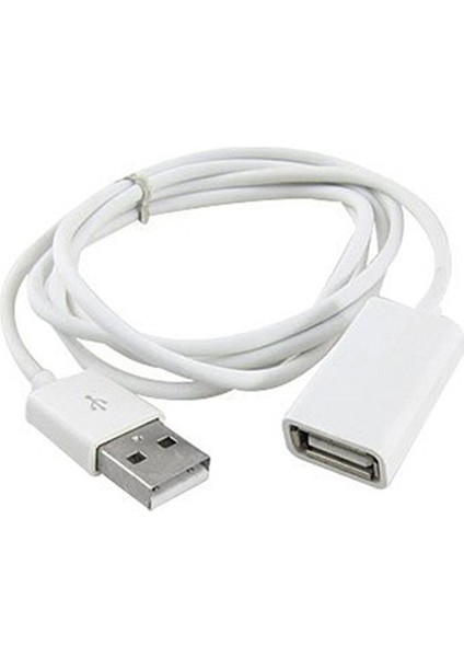 1m Beyaz Pvc Metal USB 2.0 Erkek Dişi Uzatma Adaptör Kablosu Kablosu 1m 3ft Veri Kabloları (Yurt Dışından) fiyatları