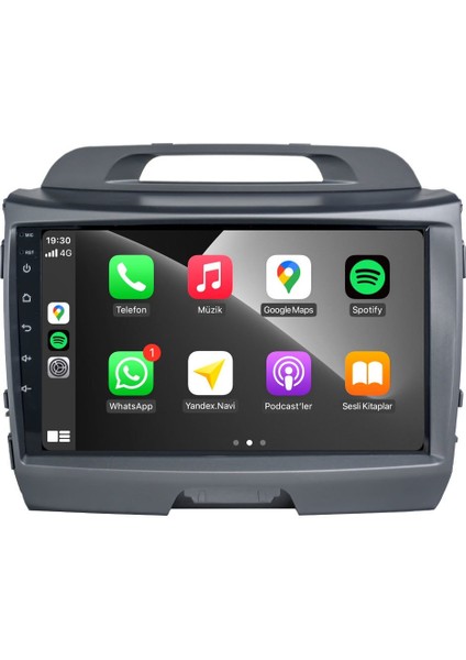 Kia Sportage Android Multimedya Sistemi (2011-2015) 2 GB Ram, 32 GB Hafıza, 4 Çekirdek, Necvox