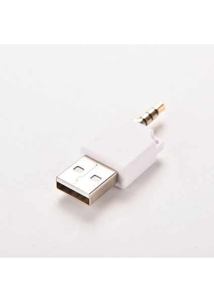 Yeni 3.5mm Erkek Aux Ses Fişi Jakı USB 2.0 Dişi Dönüştürücü Adaptör Fişi (Yurt Dışından)