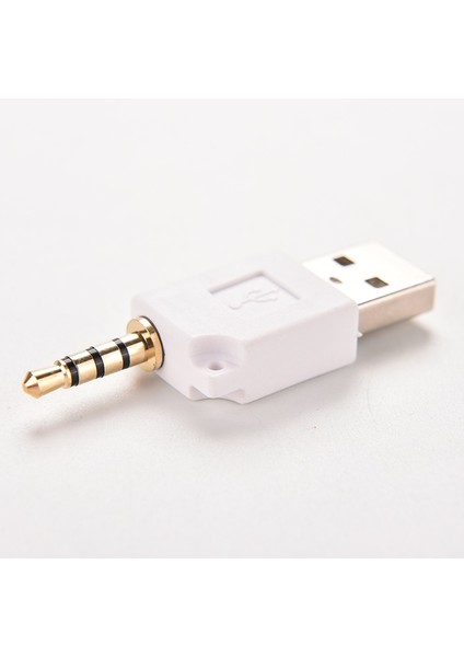 Yeni 3.5mm Erkek Aux Ses Fişi Jakı USB 2.0 Dişi Dönüştürücü Adaptör Fişi (Yurt Dışından)