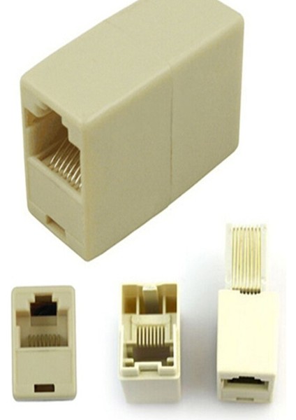 Yüksek Kalite 10 Adet RJ45 Cat5 Çoğaltıcı Fiş Ağ Lan Kablosu Genişletici Konnektör Adaptörü Yeni Anma 4.9 (Yurt Dışından) indirimleri