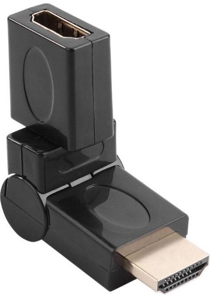 Her Yönüyle 360 Derece Dönebilen Döner 4K 3D HDMI Uyumlu Erkek - Dişi Ayarlanabilir Kablo Adaptörü Dönüştürücü Konektörü (Yurt Dışından) fiyatları