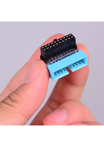 Usb3.0 19P 20P Erkek 90 Derece Anakart Şasi Ön Koltuk Genişletme Konektörü (Yurt Dışından) fırsatları