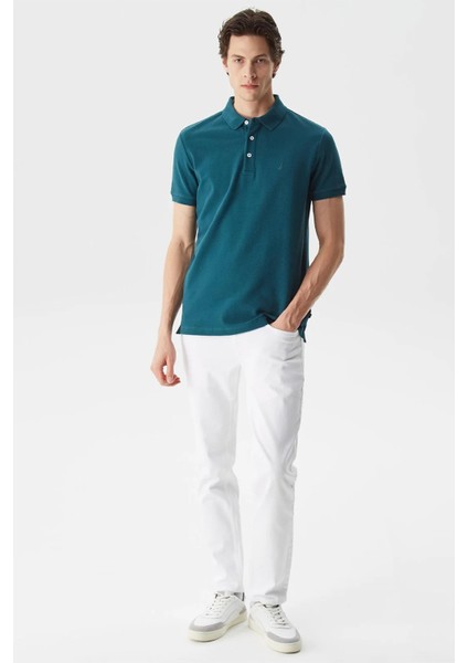 Pamuklu Slim Fit Düğmeli Polo T Shirt Erkek Polo T Shirt K35052T 3dc fiyatları