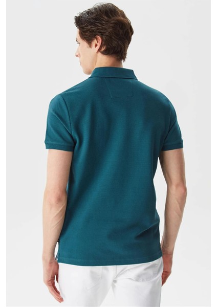 Pamuklu Slim Fit Düğmeli Polo T Shirt Erkek Polo T Shirt K35052T 3dc fırsatları