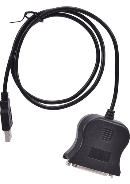 USB 1.1 DB25 Dişi Bağlantı Noktası Yazdırma Dönüştürücü Kablo Lpt Çift Yönlü Paralel Inter Adaptör Kablosu 25PIN Yazıcı Kablosu Siyah (Yurt Dışından)