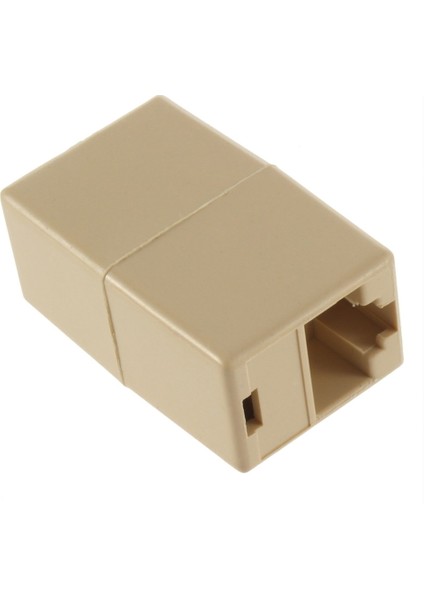 Yeni RJ45 Cat 5 5e Ethernet Lan Kablo Birleştirici Bağlayıcı Konektörü - Bej (Yurt Dışından)