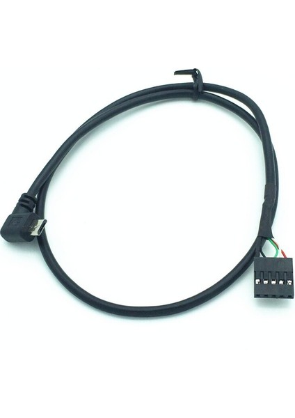 1 Adet Mikro USB Erkek Sağ/sol Açı Dupont 5 Pin Dişi Başlık Anakart Kablosu 50 cm (Yurt Dışından) modelleri