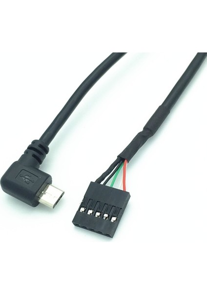 1 Adet Mikro USB Erkek Sağ/sol Açı Dupont 5 Pin Dişi Başlık Anakart Kablosu 50 cm (Yurt Dışından) fırsatları