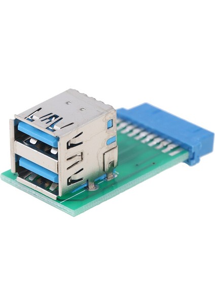 Evrensel Anakart 19 Pin Başlık 2 Bağlantı Noktasına USB 3.0 Tip A Dişi Bağlantı Noktası Hub Adaptörü Pc Bilgisayar (Yurt Dışından) fiyatları
