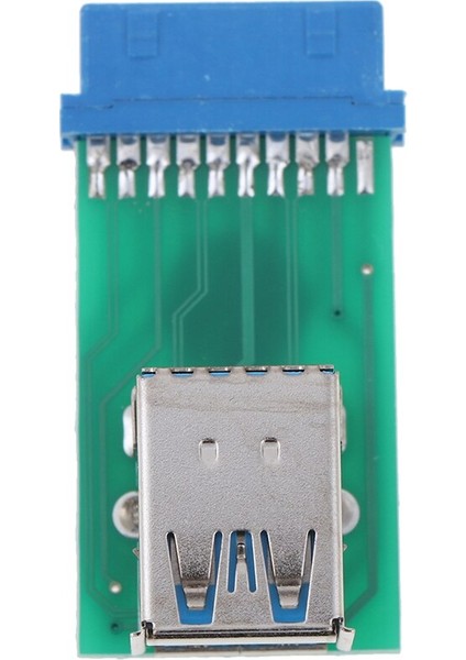Evrensel Anakart 19 Pin Başlık 2 Bağlantı Noktasına USB 3.0 Tip A Dişi Bağlantı Noktası Hub Adaptörü Pc Bilgisayar (Yurt Dışından) indirimleri