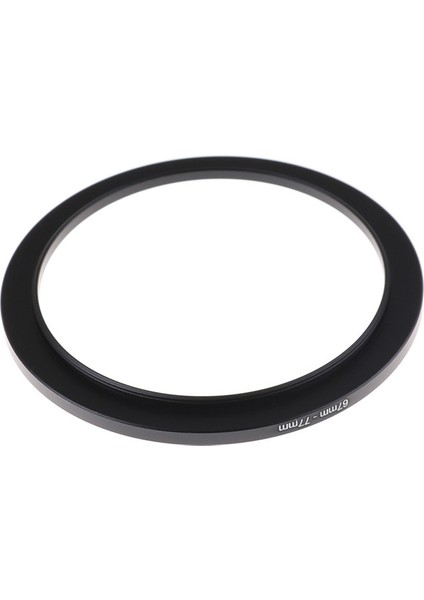 67-77MM Metal Yükseltme Lensi Filtre Halkası Adımlama Adaptörü Siyah (Yurt Dışından)