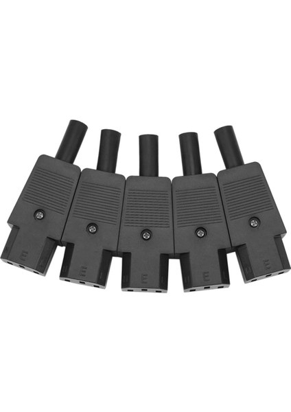 Adet Iec 320 C13 Dişi Fiş Adaptörü 3pin Soket Kablosu Yeniden Sarılabilir Konnektör (Yurt Dışından)