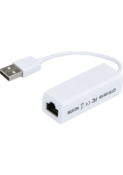 Yeni USB RJ45 Adaptörü Yeni Yüksek Kaliteli USB 2.0 Ethernet 10/100 Mbps RJ45 Ağ Kartı Lan Adaptörü RJ45 Dişi USB Erkek 1 Pc (Yurt Dışından)