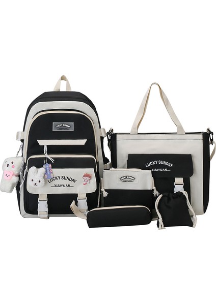 Öğrenci Sırt Çantası 5 Parça Set (Yurt Dışından)