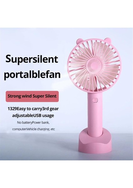 Syniuniuusb Mini El Fanı Soğutucu Taşınabilir Küçük Şarj Fanı Mini Sessiz Cep Telefonu Istasyonu (Yurt Dışından) fiyatları