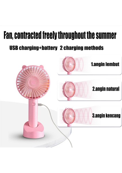 Syniuniuusb Mini El Fanı Soğutucu Taşınabilir Küçük Şarj Fanı Mini Sessiz Cep Telefonu Istasyonu (Yurt Dışından) indirimleri